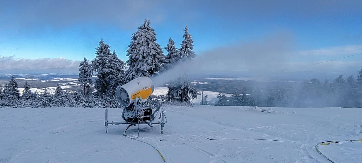 Schneekanone am Keilberg